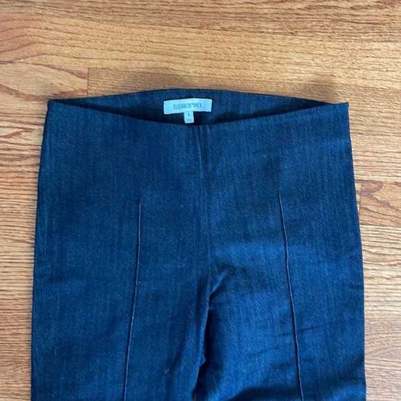 Elizabeth and James Flat Front Jeans Stretch Frayed Hem Sz 6 PERFECT - Picture 3 of 6